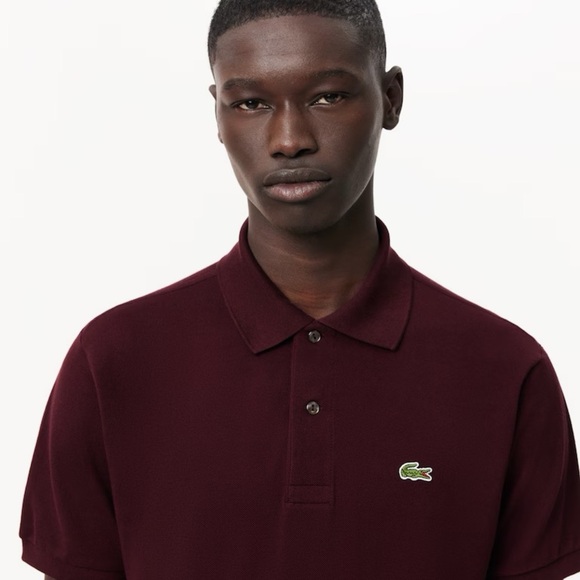 Lacoste maroon polo size 3xl Men's Classic Fit Original L.12.12 Polo - Picture 2 of 5
